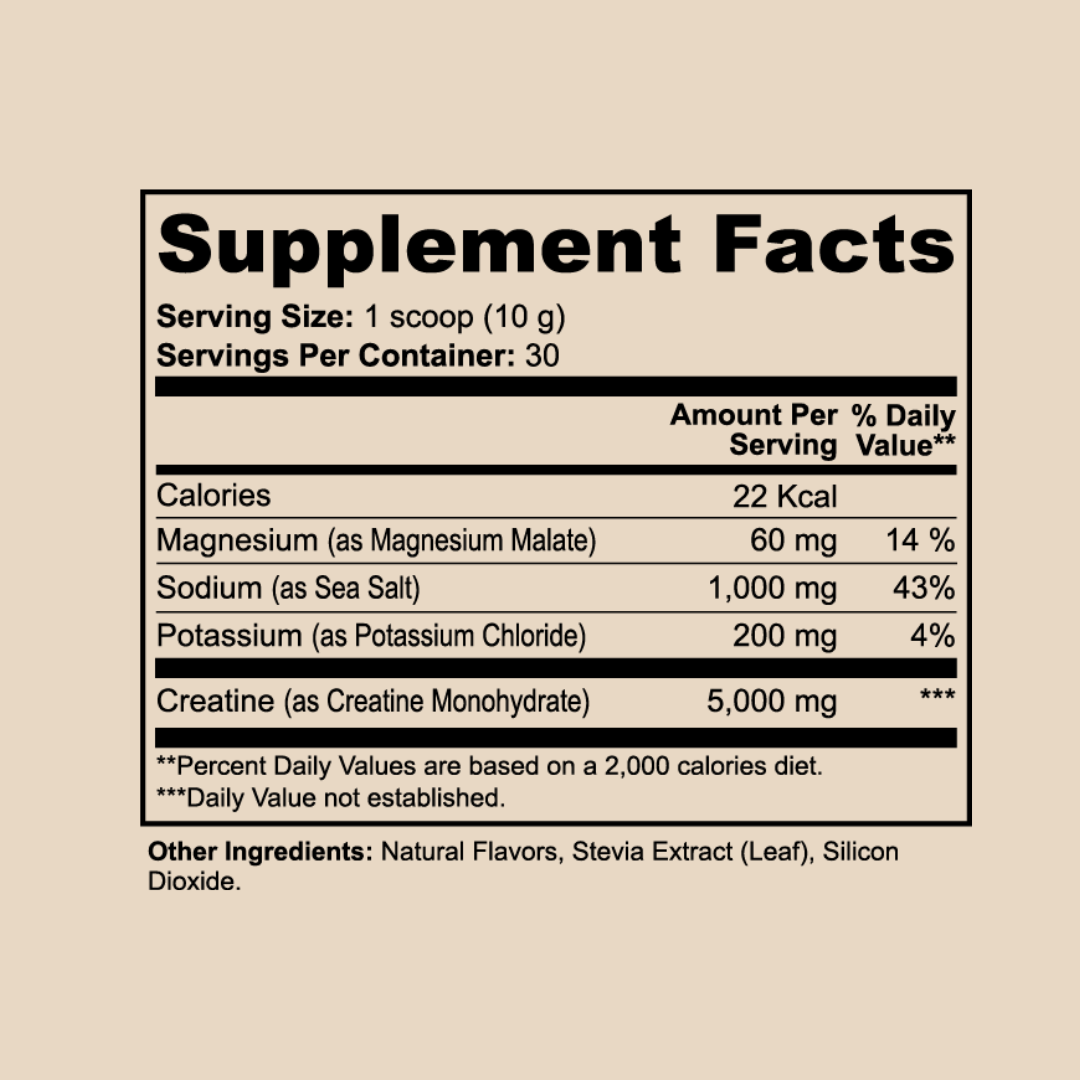 Creatine Monohydrate + Electrolytes